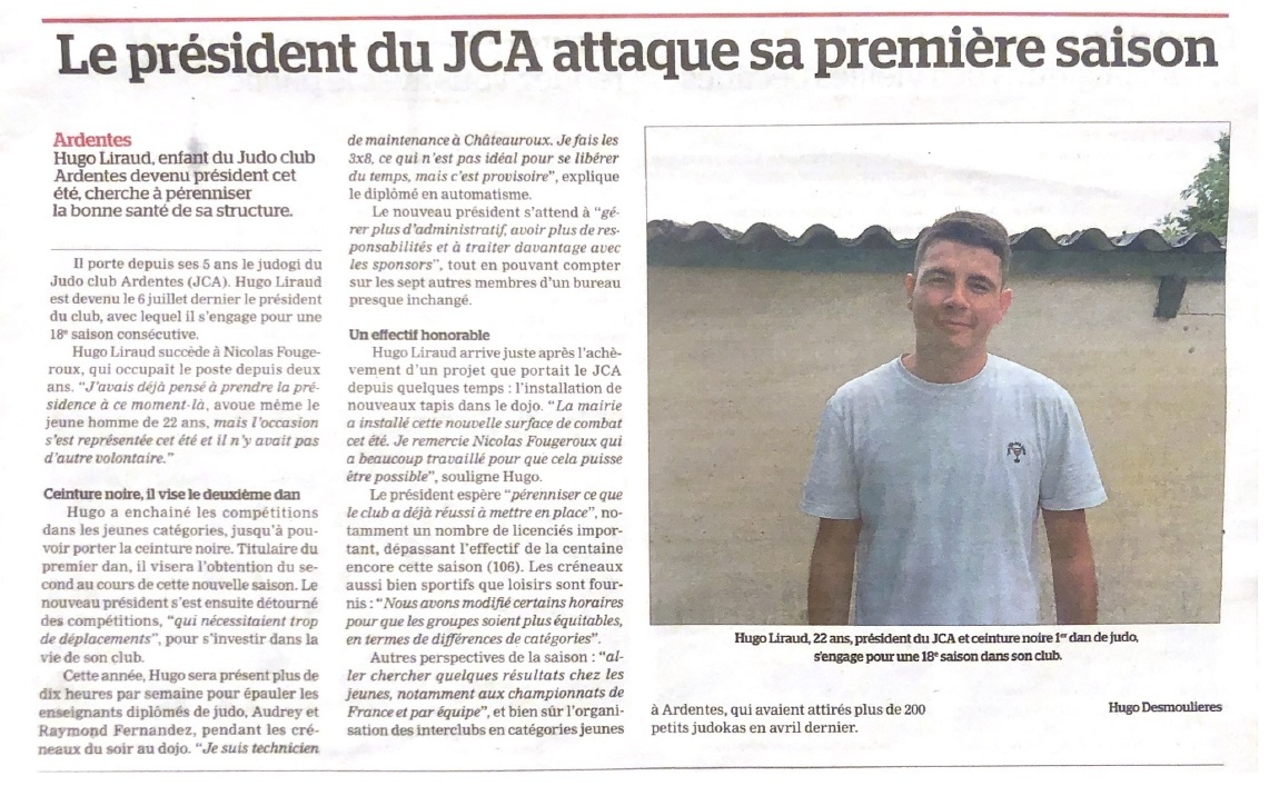 Notre président mis à l'honneur !