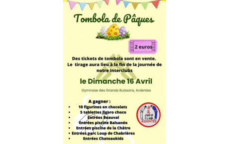Tombola de Pâques !